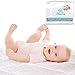Organic Cotton Crib Mattress Protector pad- Soft & Breathable Infant Fitted Waterproof Cover- Fits Most Baby Crib Mattresses (52