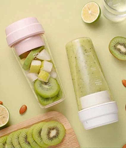 DJG Personal Glass Smoothie Mixer, Star Fruit Cup Lemon Juice Cup Electric Stirring Mini Millet Portable with Small Fruit Juicer - Thumbnail 4