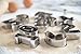 Fox Run 3640 Number Cookie Cutter Set, Stainless Steel, 10-Piece