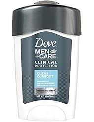 Dove Men+Care Clinical Antiperspirant Deodorant Stick, Clean Comfort, 1.7 oz