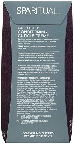 SpaRitual Cuti-Quench Cuticle CrÃ¨me for Women,0.5 Ounce