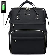 Laptop Backpack for Women Teacher Backpack Nurse Bags, Work Backpacks with Laptop Compartments, W...