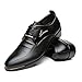 Blivener Men's Pointed Toe Classic Oxford Formal Business Dress Shoes Black US 9.5