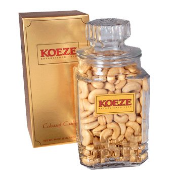 Koeze's Colossal Cashews - 30 oz. Decanter