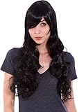 EPYA Women's Long Curly Wavy Cosplay Costume Full Hair Wigs