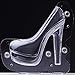 High Heel Shoe Mold, 3D Magnetic Platform Heels Polycarbonate Chocolate Mold Fondant Cake Decorating Mold DIY Home Baking Tools, 6.75 Inches Long