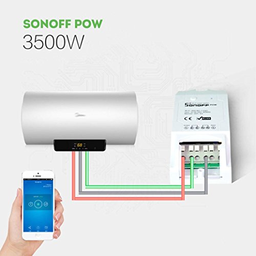 Creazy Sonoff Pow WiFi Wireless Switch With Power Consumption Measurement From Phone