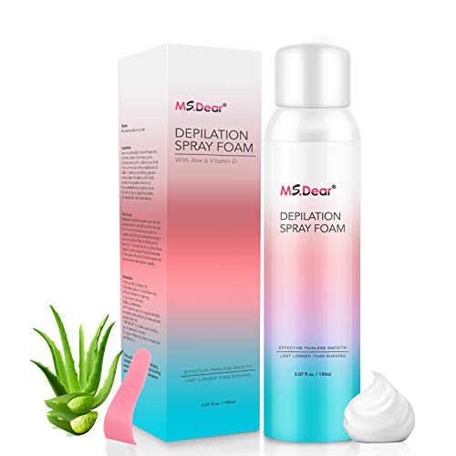Hair Removal Spray Foam, MSDEAR Painless Hair Inhibitor for Women