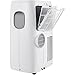 Emerson Quiet Kool 12000 BTU ASHRAE/8000 BTU DOE 115V Portable Air Conditioner with Dehumidifier and Remote Control, AC for Apartment, Bedroom, Medium Rooms up to 450 Sq. Ft. in White