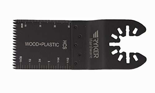 Quick Release Oscillating Saw Blades: Carbide Metal Blade Universal Fit Multitool Blade for Fein Multimaster, Dewalt, Dremel MM45, Porter Cable, Rockwell, Ridgid, Ryobi, Makita, Milwaukee, Worx