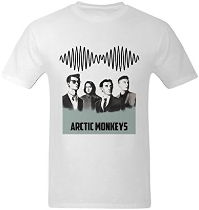 Welvga Men's Arctic Monkeys Members Groupshoot Waves Fashionable T-shirt XL