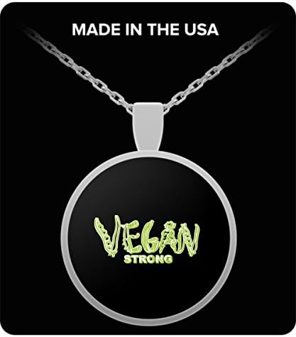 Vegan Strong Vegetarian Animal Free Vegetable Gift Necklace