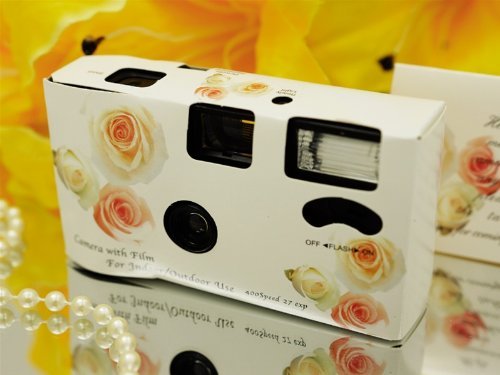 30 pcs Roses Theme Wedding Disposable Camera Favors 27 exp