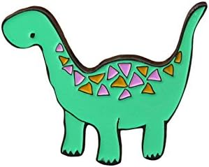 Mark Poulin Soft Enamel Pin, Brontosaurus