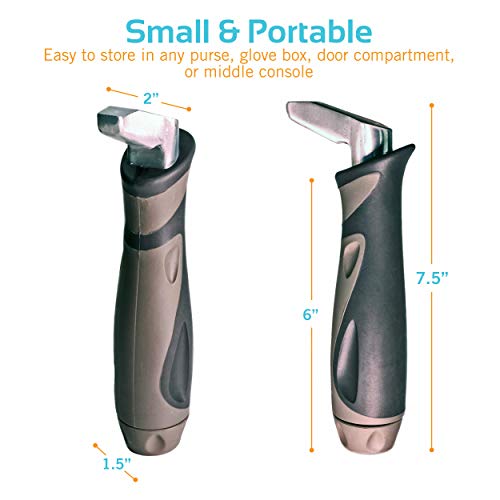 Stander Metro Car Handle Plus, Portable Vehicle Support Grab Bar, Standing Assist Mobility Aid, Includes LED Flashlight