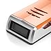 EBL 920D LCD Quick Charger with Discharge Function for AA AAA Ni-MH Ni-CD Rechargeable Batteries - Orange