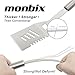 Monbix Professional BBQ Accessories Tool Set,Stainless Steel Grill Accessories Set,BBQ Accessories Barbecue Grill Set - 18 Pcs with Case