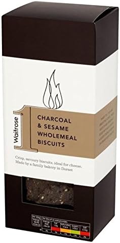 Charcoal & Sesame Flatbread Waitrose 130g