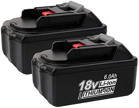 2 Pack 18V 5.5Ah BL1830 Lithium-Ion Replacement for Makita 18V Battery BL1860 BL1850 BL1840 BL1850B-2 BL1845 BL1815 BL1820 LXT-400 18 Volt Cordless Power Tools Batteries