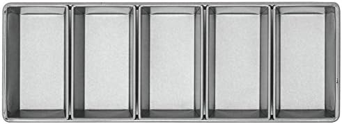 Chicago Metallic Strapped Steel Bread Pan 5-Pan Set