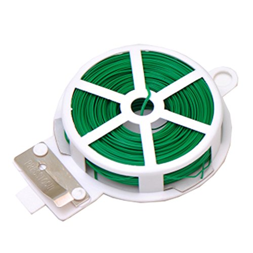 50m Metal Cable Ties Roll - Versatile Plastic-Coated Wire For Home, Kitchen, Garden & DIY Bundling (White, 160 Ft)