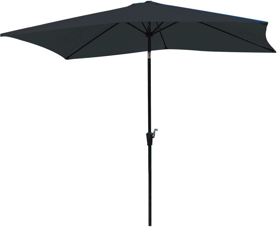 PananaHome 2 x 3M Square Garden Patio Parasol Sun Shade Umbrella with