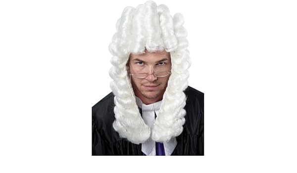 Judge Barrister Fancy Dress Wig (peluca): Amazon.es: Juguetes y juegos