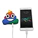 DBigness 2600mAh Colorful Poops Cute Funny Cartoon PVC External Battery Portable Charger Backup Pack Power Bank for iPhone 7 Plus 6 6S Plus 5S 5C 4S and Android Phone