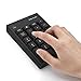 Number Pad, N016 Jelly Comb 22 Keys Wireless USB Multi-Function Numeric Keypad Keyboard with 2.4G Mini USB Receiver for Laptop Desktop PC Notebook - Black