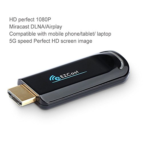 Ezcast a1 dongle for screen mirroring. 5ghz connects to…