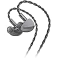 BGVP NS10 Pro Hi-Res Audio Hybrid Driver Earphones, 8BA + 2DD In-Ear Monitor, 3-Way Crossover HiFi wired Earbuds with Interchangeable Filters, Aluminum Shell IEMs Headphones for Audiophile (Grey)