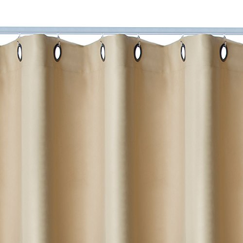 RoomDividersNow Premium Heavyweight Ceiling Track Room Divider Kit - Medium A, 8ft Tall x 4ft 6in - 6ft Wide (Dusty Gold) - Thumbnail 3
