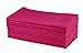 COTTON CRAFT Classic Cotton All Year Luncheon Dinner Napkins - Mitered Corners - Set of 12 - Pure Cotton - Use Every Day- Cloth Unpaper Paperless Washable Oversized- 20 inch x 20 inch-Magenta