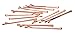 L. Erickson Medium Narrow Bobby Pin Clip & Go 12-Pack - Rose Gold