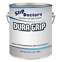 Non-Slip Textured Paint, Barefoot & Pet Friendly to Reduce Slip and Falls. Commercial & Residential Use. Dura Grip (Clear, Gallon)