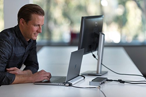 Kensington MacBook and Surface Laptop Locking Station with Keyed Lock Cable, Macbook Locks With 6 Foot Cable, Laptop Security Lock for Macbook Air/Pro, Laptop Locking Cable, K64453WW