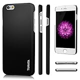 6s Case, iPhone 6s Case - TURATA [Slim Fit] Premium Coated Non Slip Surface [Smooth Black] Hard Case Specially Designed for the new iPhone 6s 4.7 inch (2015) - Black