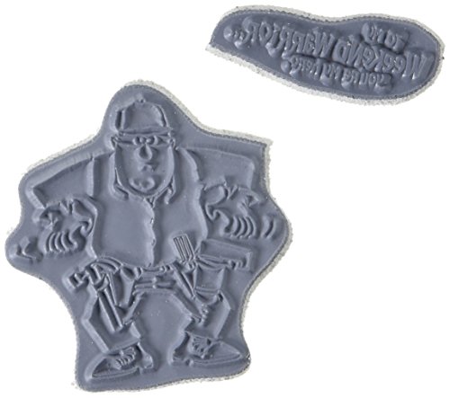 Art Impressions Father's Day Cling Rubber Stamp, 5 by 4-Inch, Weekend Warrior