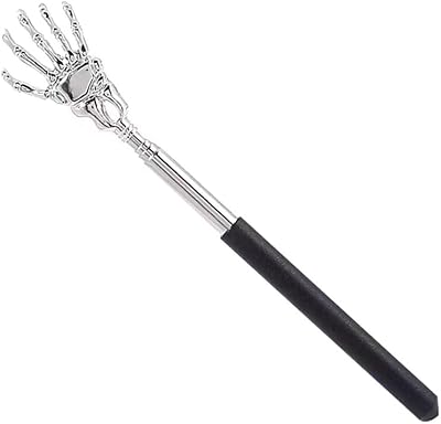 Aeuezxx Stainless Steel Extendable Back Scratcher & Massager Tool
