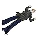 Halloween Haunters Animated Crawling Speaking Groundbreaker Zombie Reaper Prop Decoration - Moving Body, Creepy Moans Howls, Calls Out for Brains - Battery Operated - Haunted House Graveyard Display