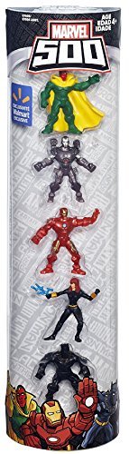 Marvel 500 Mini Figure 5-Pack (Vision, War Machine, Iron Man, Black Widow and Black Panther)