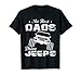The Best Dads Drive Jeeps FathersDay T Shirt Funny Gift Papa