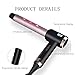 Unique Design Curling Wand, Sumlife Curling Iron Fast Heat up 170-410F° Hair Curler Waver for All Hair Types Infrared Ceramic Bar Travel Iron 1 Inch included Glove and Hair Clips