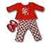 American Girl Bitty Baby Snowy Dreams PJ's for 15
