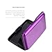 MaxGear RFID Credit Card Holder for Women Credit Card Wallet Protector Metal Credit Card Case Holder Purple