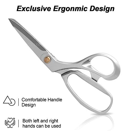 Fabric Scissors 8.5 Inch Heavy Duty Dressmaking Shears Sewing Tailor
