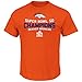 VF LSG NFL Denver Broncos Men's Born to Rule VII Special Event Super Bowl 50 Short Sleeve Basic Crew Tee, X-Large, Classic Orange