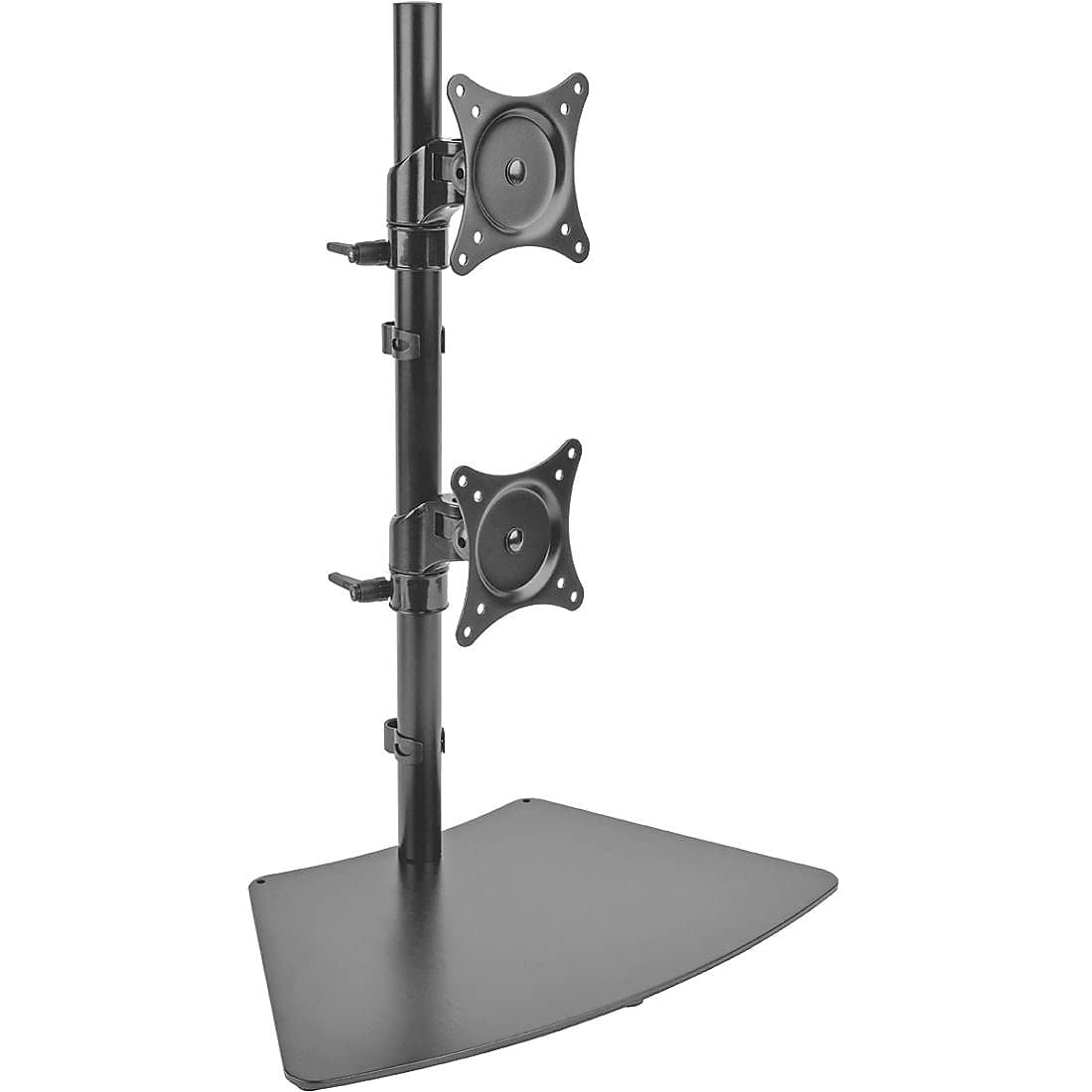 Tripp Lite Dual Vertical Desk Mount Monitor Stand Swivel Tilt Rotate 15-27 Inch (DDR1527SDC)