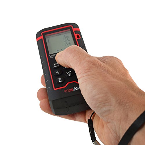Laser Distance Meter ennoLogic eD560L - Laser Tape Measure with Area, Volume, and Pythagorean Mode, 196 Feet