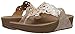 FitFlop Women's Flora Sparkle, Nude, 9 M US
